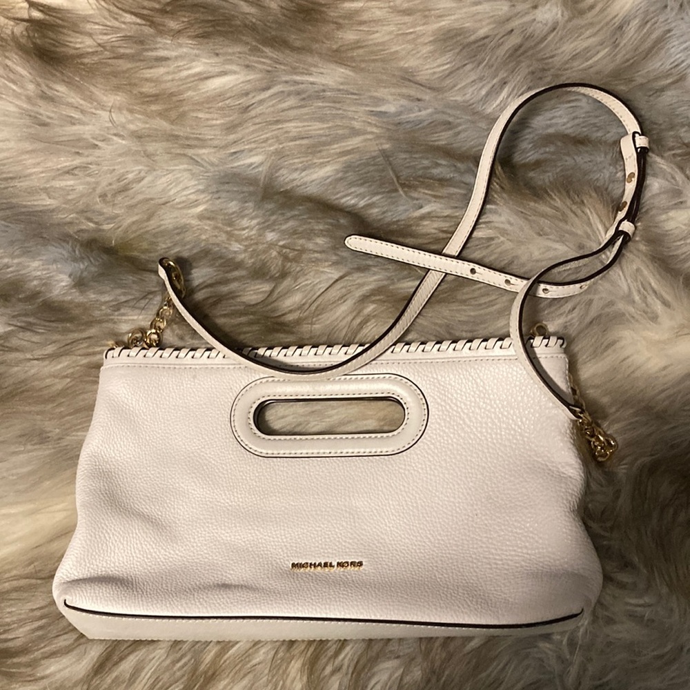 White Michael Kors handbag